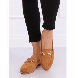 Damen-Loafer camel T355P Camel braun 1