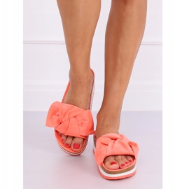 Koralle Hausschuhe für Damen SS116P Coral mehrfarbig orange 1