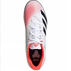 Adidas Predator 20.4 Tf M EG0925 Fußballschuhe rot weiß 2