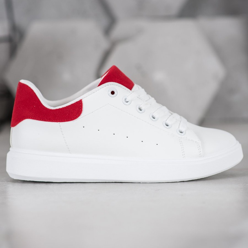SHELOVET Lässige Sportschuhe weiß rot 2