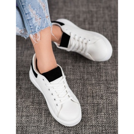 SHELOVET Lässige Sportschuhe weiß schwarz 1