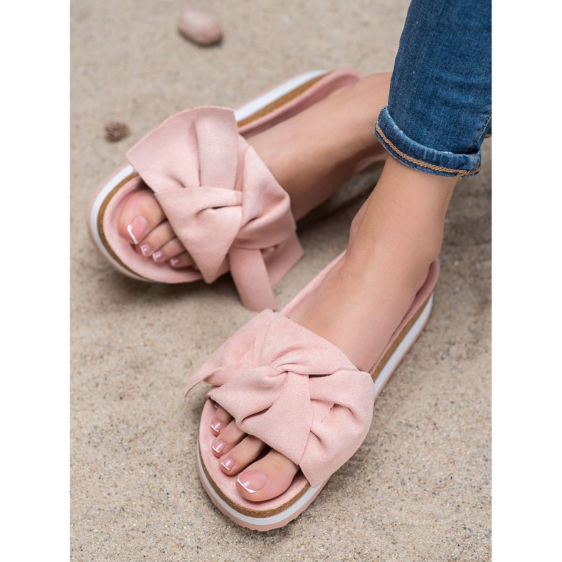 Seastar Lässige Hausschuhe aus Wildleder rosa 1