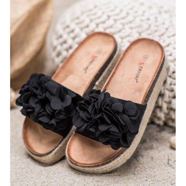 Seastar Modische schwarze Hausschuhe 2