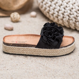 Seastar Modische schwarze Hausschuhe 1