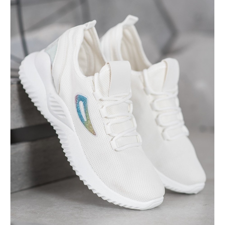 MCKEYLOR Sneakers mit Pailletten weiß 2