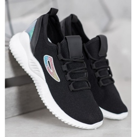 MCKEYLOR Sneakers mit Pailletten schwarz 1