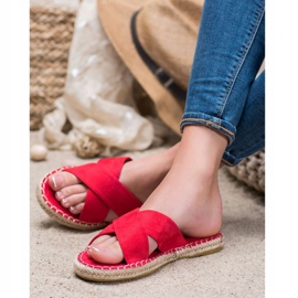 Cm Paris Lässige leichte Hausschuhe rot 2