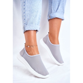 SEA Damen Sport Slipper Grau Gestacio 1