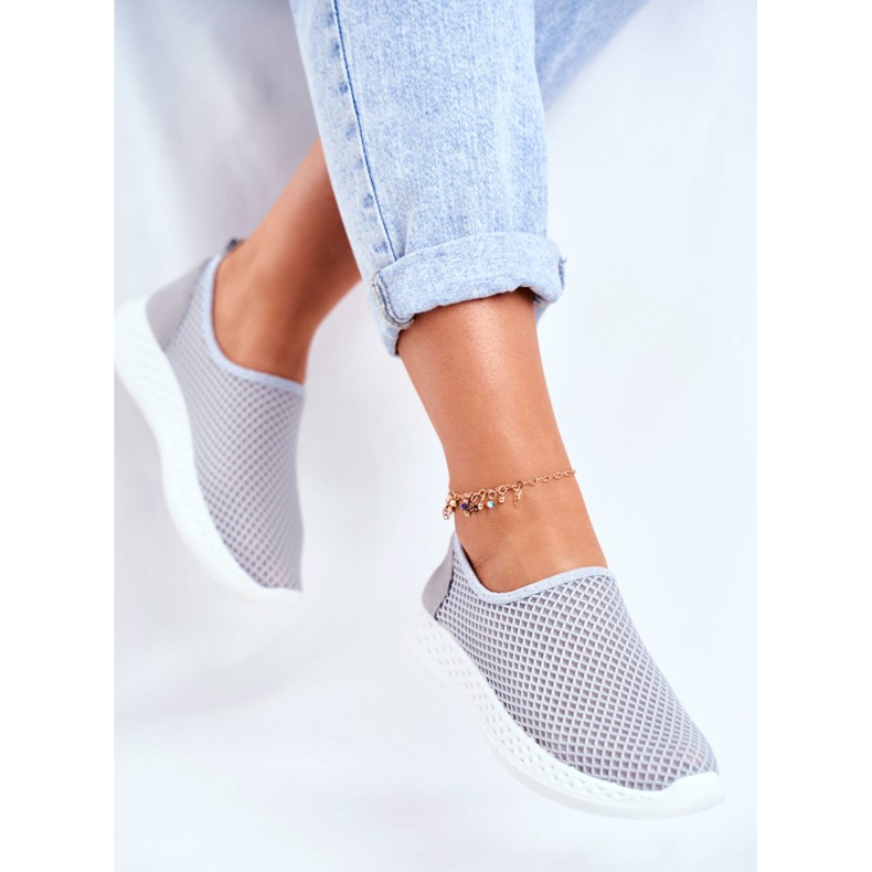 SEA Damen Sport Slipper Grau Gestacio 2