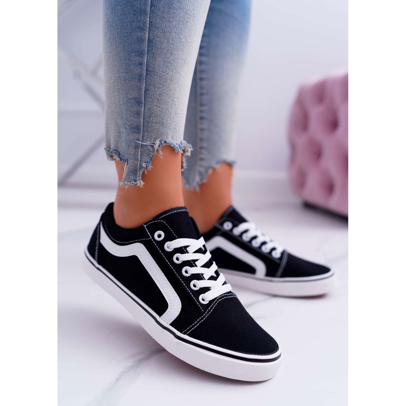 NEWS Schwarze Bestro Sneakers für Damen 1