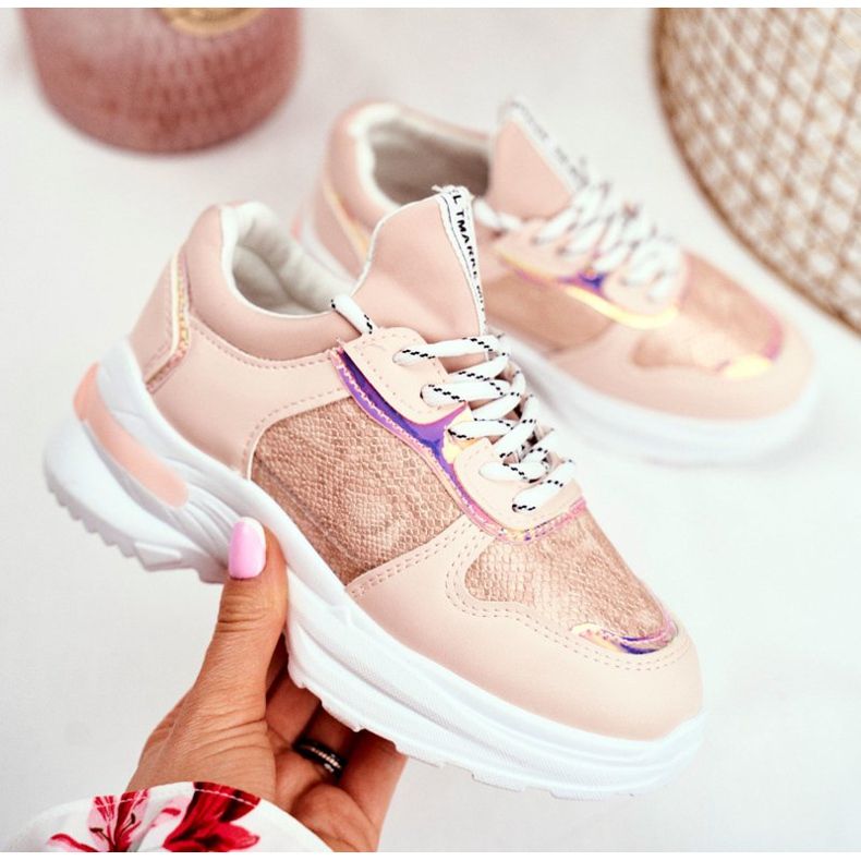 FRROCK Kinder Sportschuhe Pink Snake Matylda rosa 2