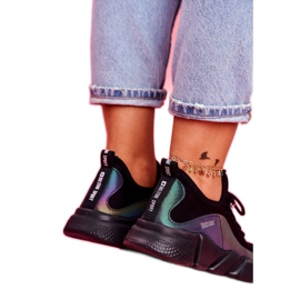 Damen Sportschuhe Big Star Schwarz FF274A053 mehrfarbig 4