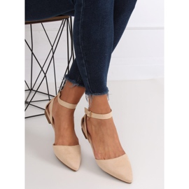 Ballerinas mit Verschluss beige CL73P Beige 1