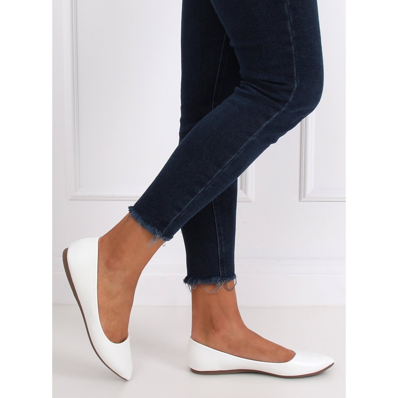 Ballerinas mandelweiße Zehen CD52P Weiß 1