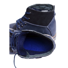 KOMODO Herren Stiefel Marineblau Hohe Schuhe Rebrand navy blau 5