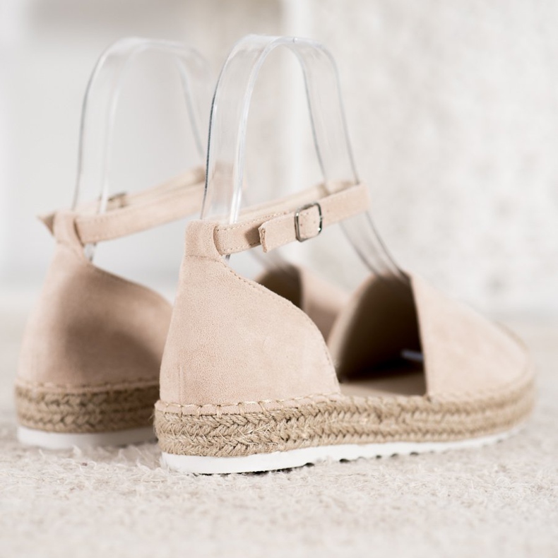 Seastar Wildleder-Espadrilles mit Schnalle braun 1