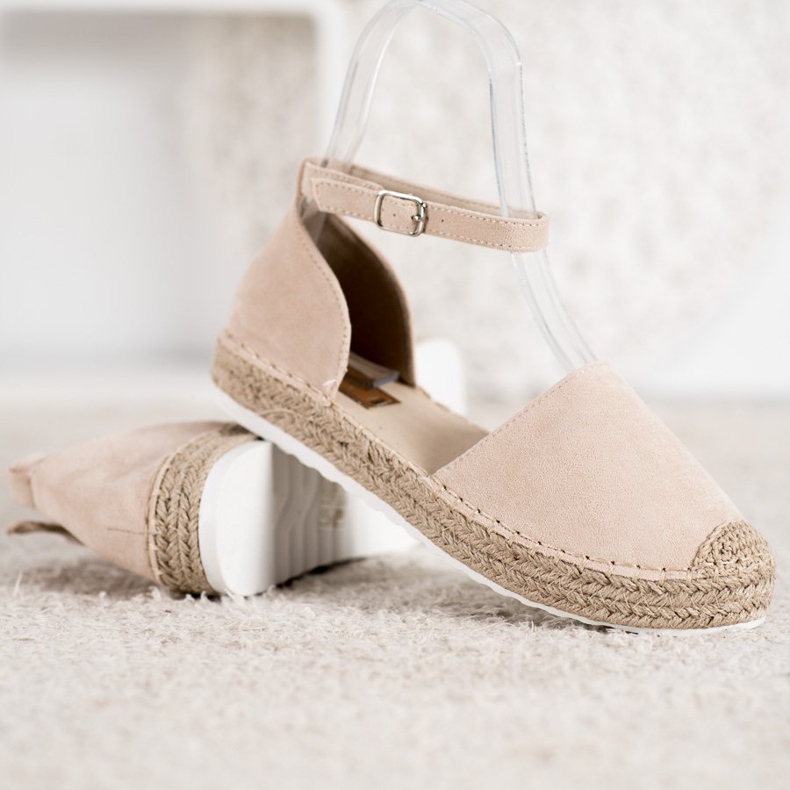 Seastar Wildleder-Espadrilles mit Schnalle braun 2