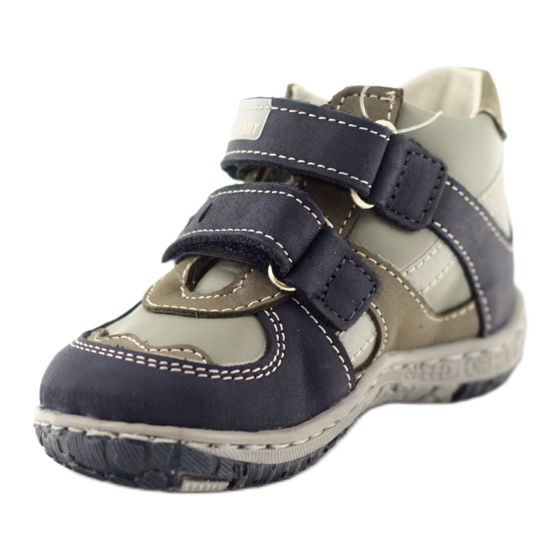 Lederstiefel Ren But 1363 marineblau grau 2