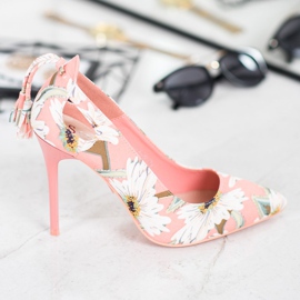 Seastar Stilvolle Pins in Blumen rosa mehrfarbig 2