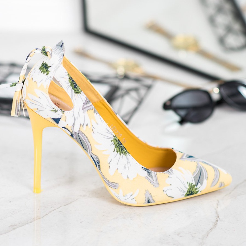 Seastar Stilvolle Pins in Blumen mehrfarbig gelb 2