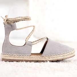 Seastar Wildleder-Espadrilles mit Bindung grau 2