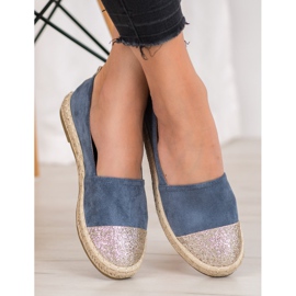 Seastar Espadrilles mit Glitzer blau 2