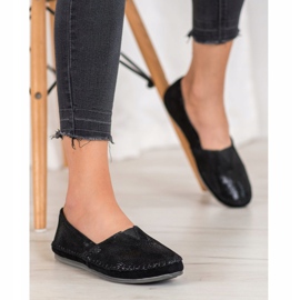 VINCEZA Lederslips schwarz mehrfarbig 2