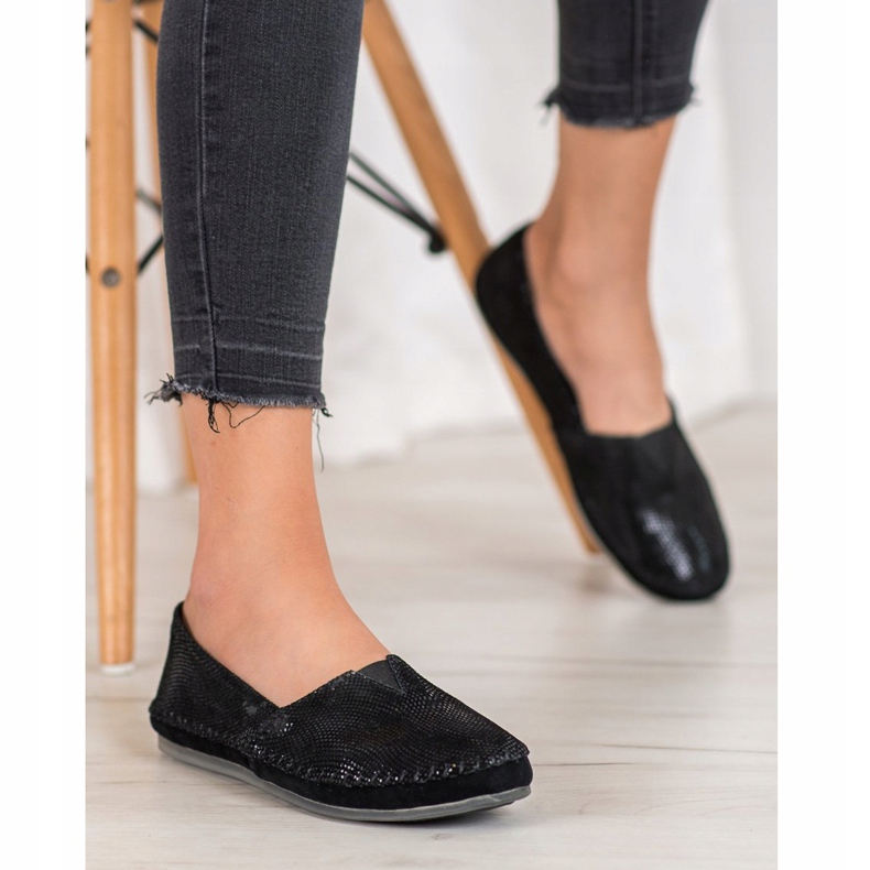 VINCEZA Lederslips schwarz mehrfarbig 2