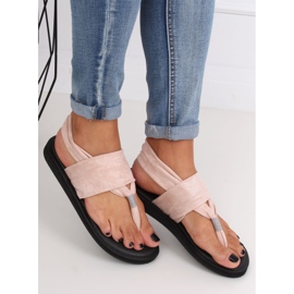 Sandalen, baumwollrosa Sandalen DD82P Pink 1