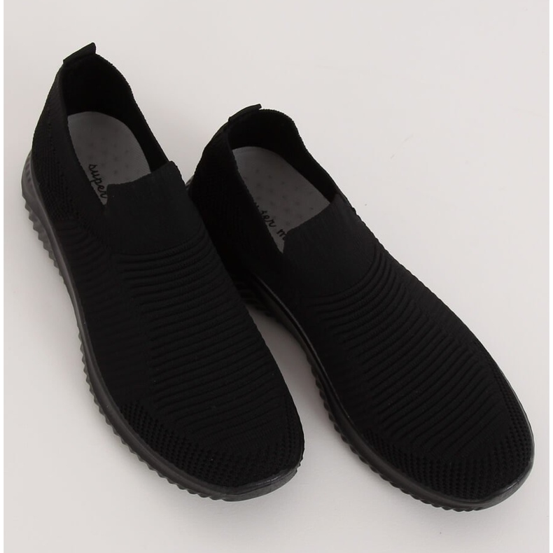 Schwarz 9924 Schwarze Sportschuhe 2