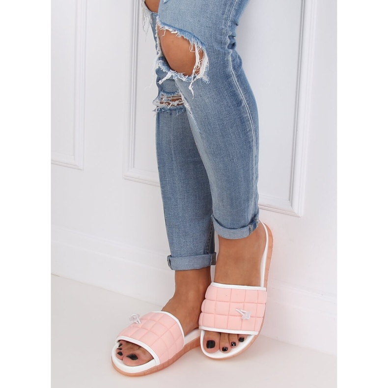 Rosa Damen-Pantoffeln G-338 Rosa 1