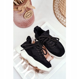 Apawwa Schwarze Volema Schnürschuhe für Kinder 1