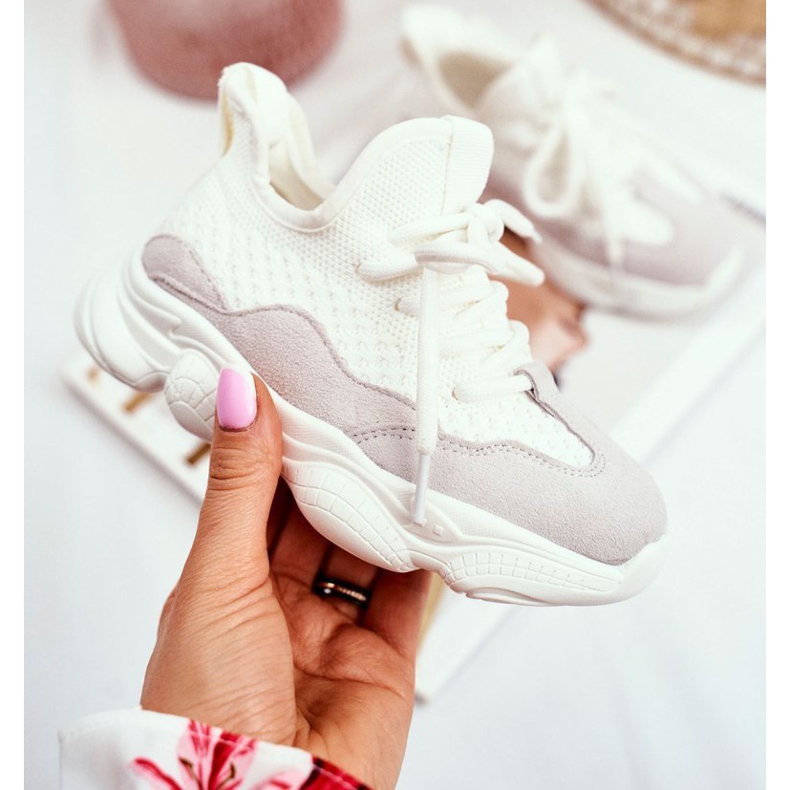 Christmas Fish Kinder Sportschuhe Schnürung Wildleder Weiß Volema 1