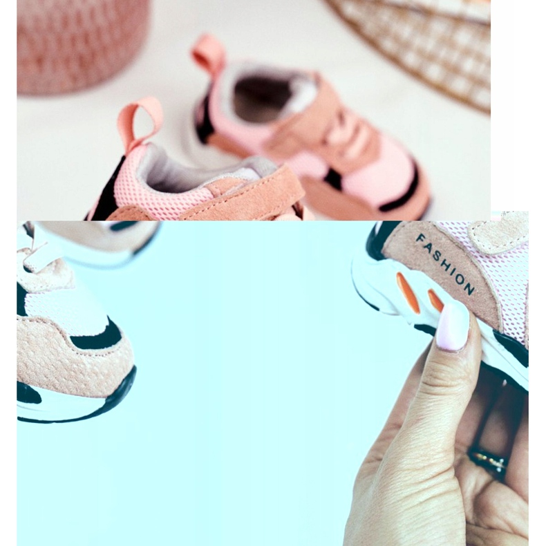 Apawwa Sport Kinderschuhe mit Klettverschluss Pink Yetto rosa 2