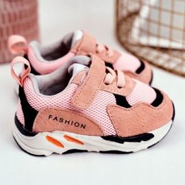 Apawwa Sport Kinderschuhe mit Klettverschluss Pink Yetto rosa 1