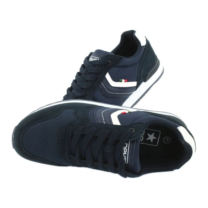 NEWS Herren Sportschuhe 20MN20-2150 weiß marineblau 4