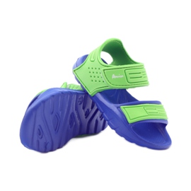 American Club Sandalen für Wasser blau grün 3