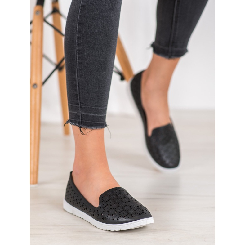 Renda Komfortable durchbrochene Lords schwarz 1