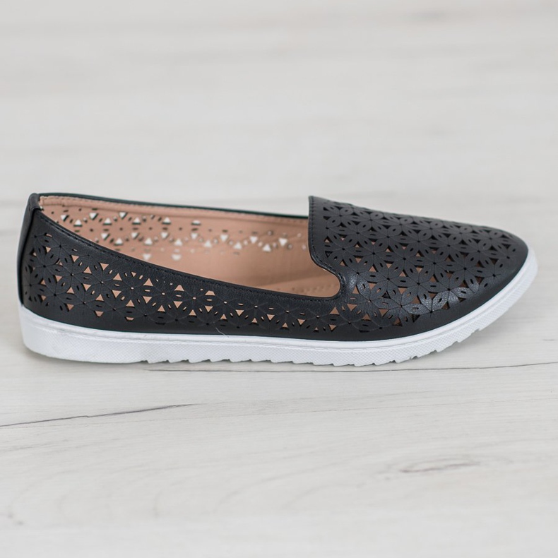 Renda Komfortable durchbrochene Lords schwarz 2