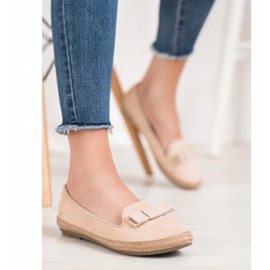 Klassische Lords mit einem VINCEZA-Bogen beige 1