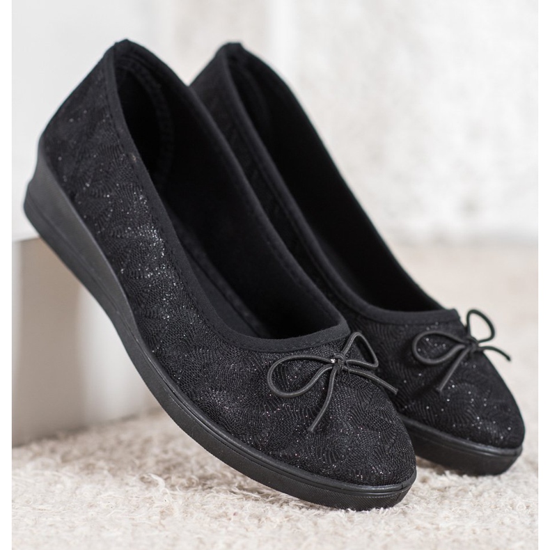 Evento Vinceza Glitzerpumps schwarz 1