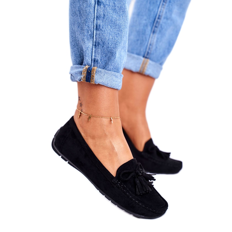 EVE Damen Loafer Wildleder 20PB35-2003 Schwarz Donna Mia 3