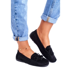 EVE Damen Loafer Wildleder 20PB35-2003 Schwarz Donna Mia 1