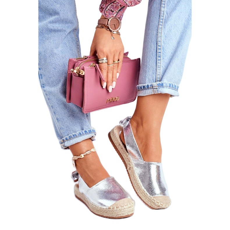 FRJ Damen Silver Contour Espadrilles grau 2