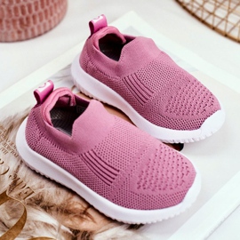 Apawwa Sport Kinderschuhe Slip-On Rosa Eltros 2