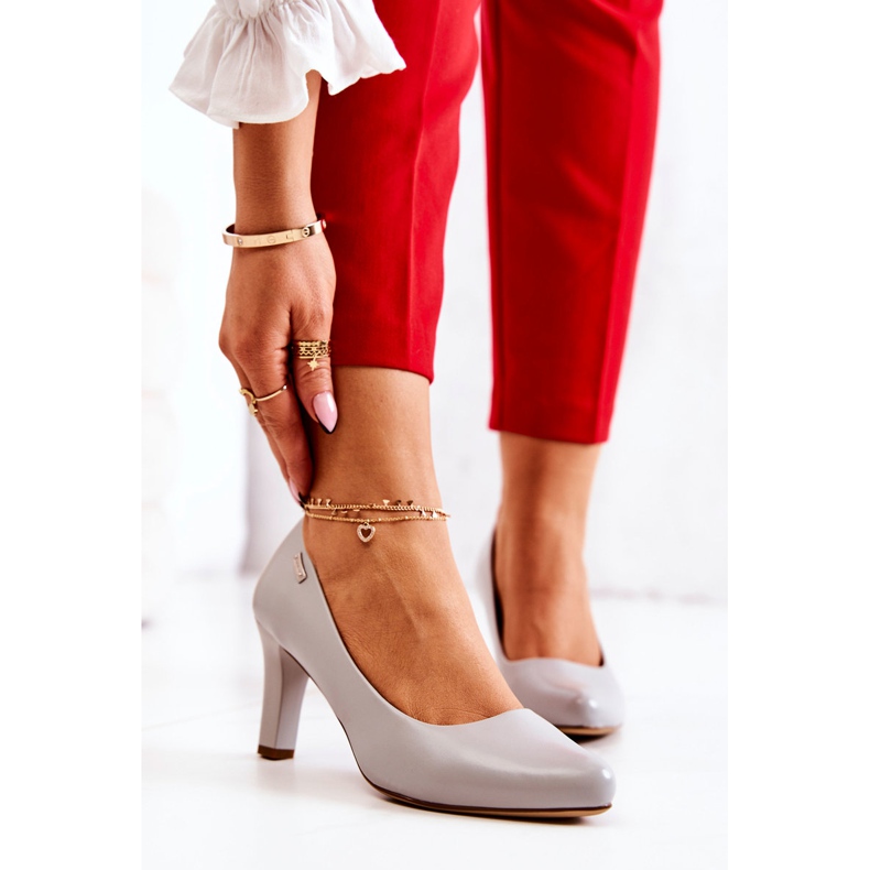 Damenpumps Sergio Leone Mattgrau Orsola 1