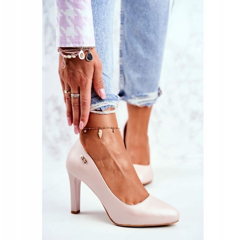 Damenpumps Pearl On a Heel Sergio Leone Puderrosa Campbell 1