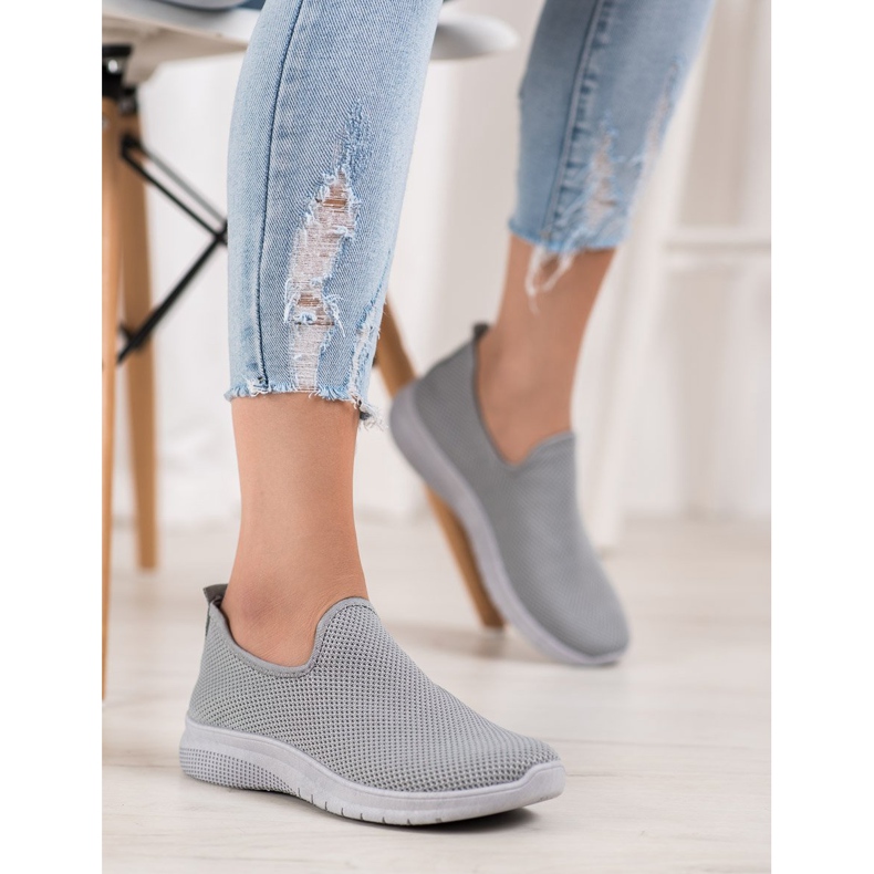 Super Mode Sportschuhe zum Hineinschlüpfen grau 2