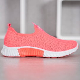 SHELOVET Durchbrochene Sportschuhe rosa 2