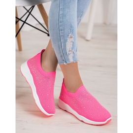 SHELOVET Slip-on-Sneakers rosa 1